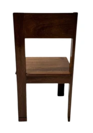 Art Deco Side Chair by J.A. Muntendam, Walnut, Dutch Design, 1920s